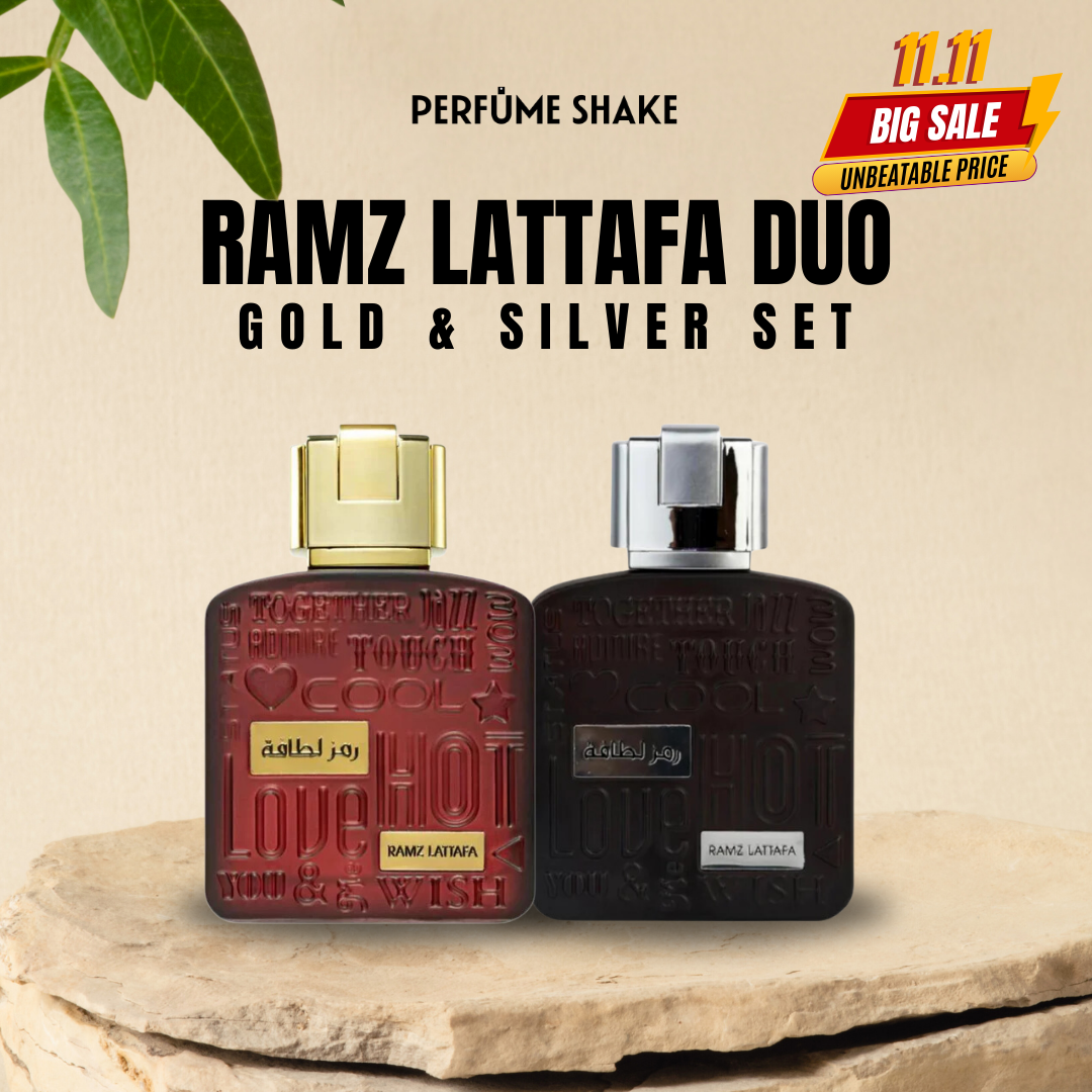 Ramz lattafa Duo Gold & Silver Set