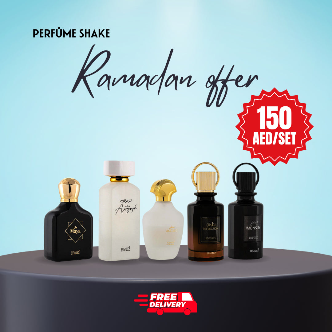 Ramadan Offer Set of 5 Hamidi Perfumes - Perfume Shake